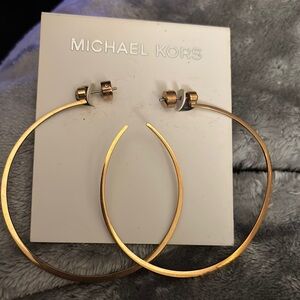 Michael Kors Gold Hoop Earrings